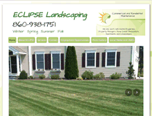 Tablet Screenshot of eclipse-landscaping.com